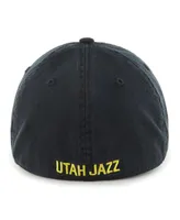 Men's '47 Brand Black Utah Jazz Classic Franchise Fitted Hat