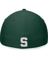 Men's Top of the World Green Michigan State Spartans Deluxe Flex Hat