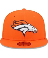 Men's New Era Orange Denver Broncos Main 59FIFTY Fitted Hat