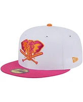 Men's New Era White, Pink Oakland Athletics 40th Team Anniversary 59FIFTY Fitted Hat