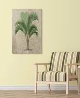 Empire Art Direct "Coastal Palm I" Fine Giclee Printed Directly on Hand Finished Ash Wood Wall Art, 36" x 24" x 1.5"