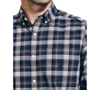 Nautica Men's Classic Fit Button Down Plaid Shirt