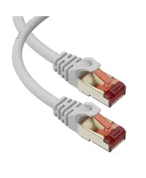 Ultra Clarity Cables 20ft Cat7 Ethernet Cable, RJ45 Connector - Double Shielded Stp - 10 Gigabit 600MHz - Premium, High Speed Network Wire