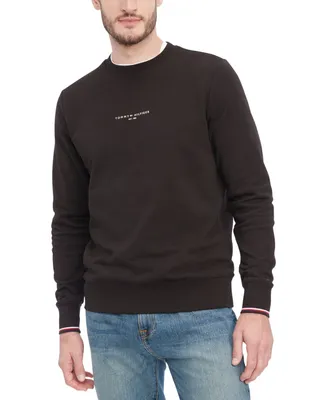 Tommy Hilfiger Men's Logo-Tipped Crewneck Sweatshirt