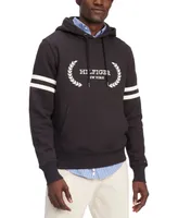 Tommy Hilfiger Men's Embroidered Laurel Logo Cotton Hoodie