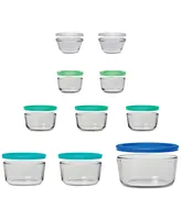 Anchor Hocking 20-Pc. Glass Food Storage Set with SnugFit Lids