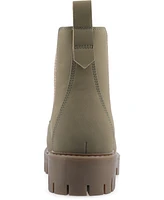 Journee Collection Women's Alara Medium and Wide Width Chelsea Lug Sole Bootie
