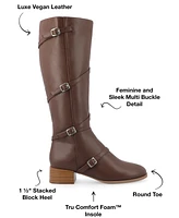 Journee Collection Women's Elettra Regular Calf Boots