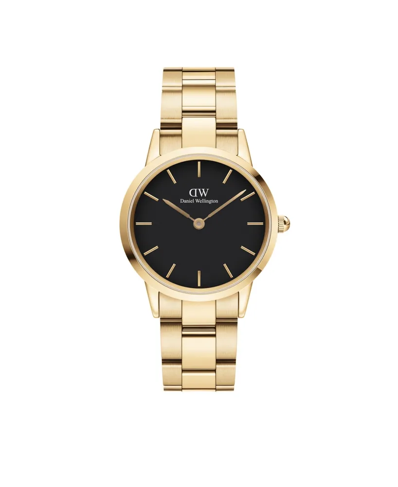 Daniel Wellington Women's Iconic Link Gold-Tone Stainless Steel Watch 32mm - Gold