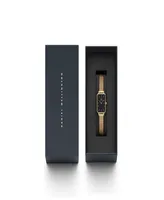 Daniel Wellington Women's Quadro Evergold Gold-Tone Stainless Steel Watch 20 x 26mm - Gold