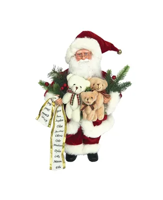 Santa's Workshop 15" Bear Hug Claus