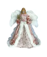 Santa's Workshop 16" Mauve Victorian Angel Tree Topper