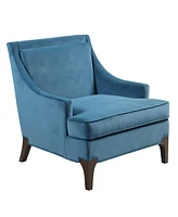 Martha Stewart Anna 30.75" Wide Fabric Arm Accent Chair