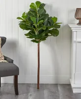 Nearly Natural 54" Artificial Fiddle Leaf Tree No Pot