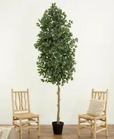 Nearly Natural 120" Artificial Ficus Tree