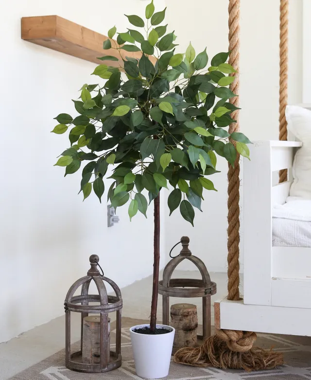 Nearly Natural 39 Ficus Artificial Tree, Green