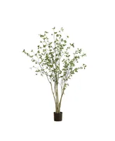 Nearly Natural 84" Minimalist Citrus Artificial Tree