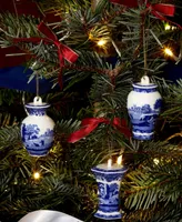 Spode Blue Italian Mini Urn Ornaments, Set of 3