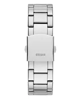 Guess Men's Multi-Function Silver-Tone Stainless Steel Watch 42mm