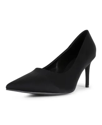 Smash Shoes Women's Sophia Pointed Toe Pumps - Extended Sizes 10-14