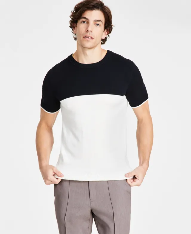 macys mens white t shirts