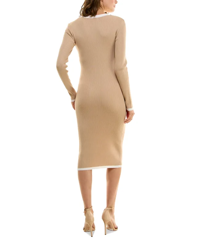 Almost Famous Juniors' Ruched Bodycon Dress - Macy's