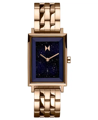 Mvmt Women's Signature Square Carnation Gold-Tone Stainless Steel Watch 24mm