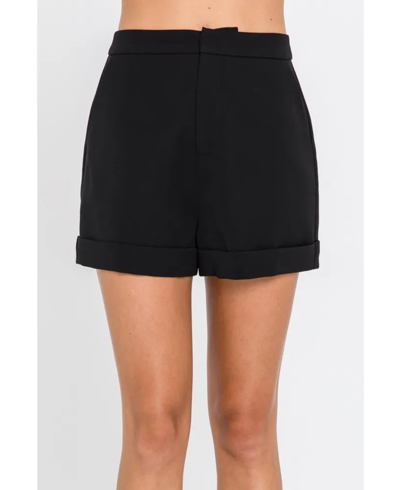 endless rose Women's Tailored Basic Shorts