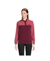 Lands' End Women's Heritage Fleece Snap Neck Pullover