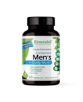 Emerald Labs Men's 1 Daily Multi - Complete with Coenzymated B's, Methylated Folic Acid, Albion Chelated Minerals, Extra Lycopene and Zinc