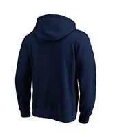 Men's Fanatics Navy Alabama Crimson Tide Banner Wave Pullover Hoodie