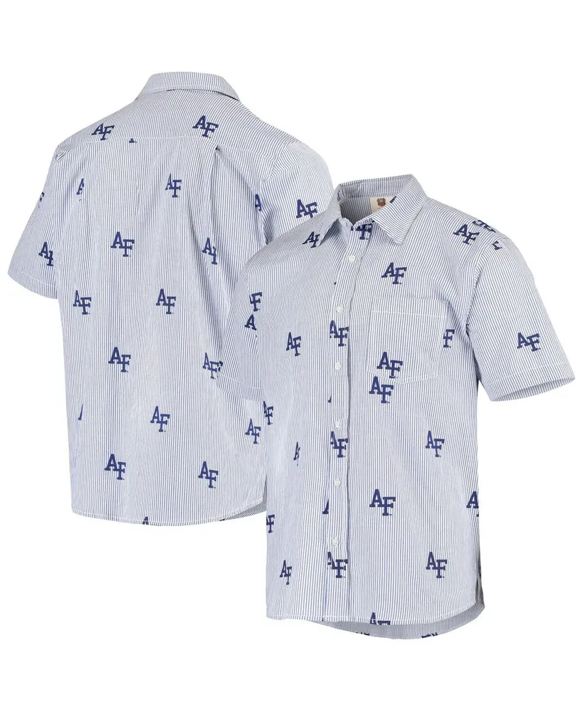 Men's Wes & Willy Royal Air Force Falcons Seersucker Button-Up Shirt