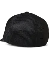 Men's Fox Black Turnout Mesh Flexfit Flex Hat