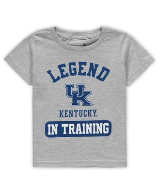 Toddler Boys and Girls Heathered Gray Kentucky Wildcats Legend Trainer T-shirt