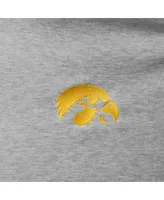 Men's Champion Heathered Gray Iowa Hawkeyes Field Day Team Quarter-Zip Jacket