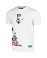 Men's Freeze Max White Peanuts July 4th T-shirt