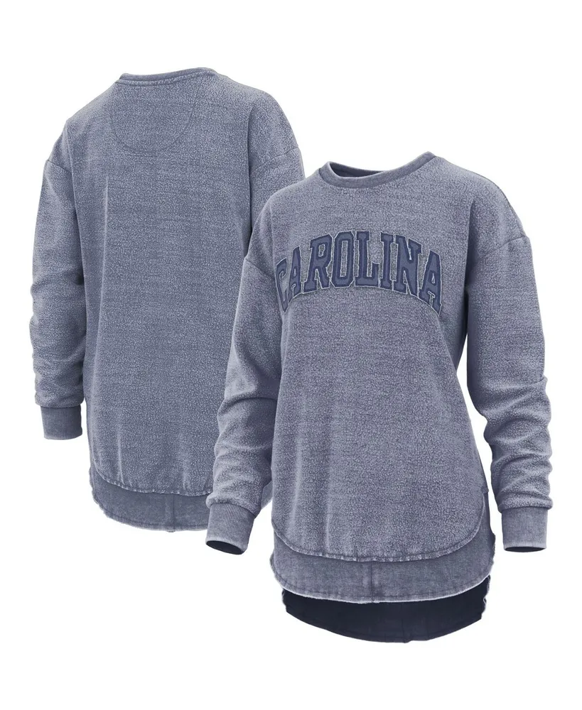 Pressbox Women's Navy North Carolina Tar Heels Comfy Cord Vintage-Like Wash  Basic Arch Pullover Sweatshirt
