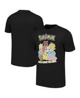 Men's and Women's Mad Engine Black Pokemon Catch 'Em All T-shirt