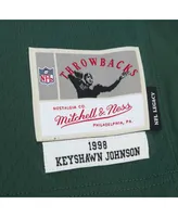 Men's Mitchell & Ness Keyshawn Johnson Green New York Jets 1998 Legacy Replica Jersey