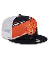 Men's New Era Navy Auburn Tigers Tear Trucker 9FIFTY Snapback Hat