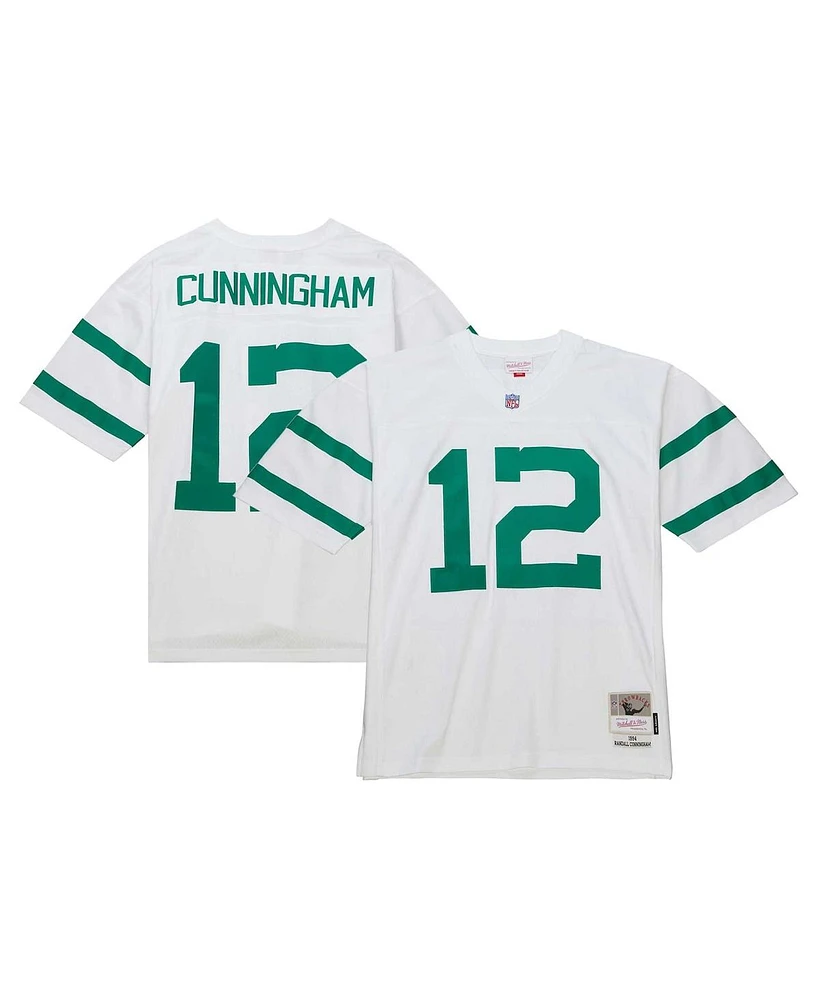 Men's Mitchell & Ness Randall Cunningham White Philadelphia Eagles 1994 Legacy Replica Jersey