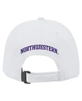 Men's Under Armour White Northwestern Wildcats Blitzing Accent Iso-Chill Adjustable Hat