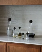 Sagaform Nature Oil and Vinegar Bottles with Cork Stoppers, Set of 2