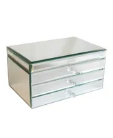 Mele & Co Maxine Mirror Glass Jewelry Box