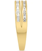 Effy Diamond Double Row Baguette Band (3/8 ct. t.w.) in 14k Gold