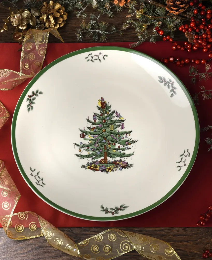 Spode Christmas Tree 14" Round Platter