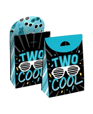 Two Cool - Boy Blue 2nd Birthday Party Bag - Party Goodie Boxes Set of 12