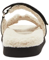 Steve Madden Women's Mayvn-f Strappy Footbed Slide Sandals