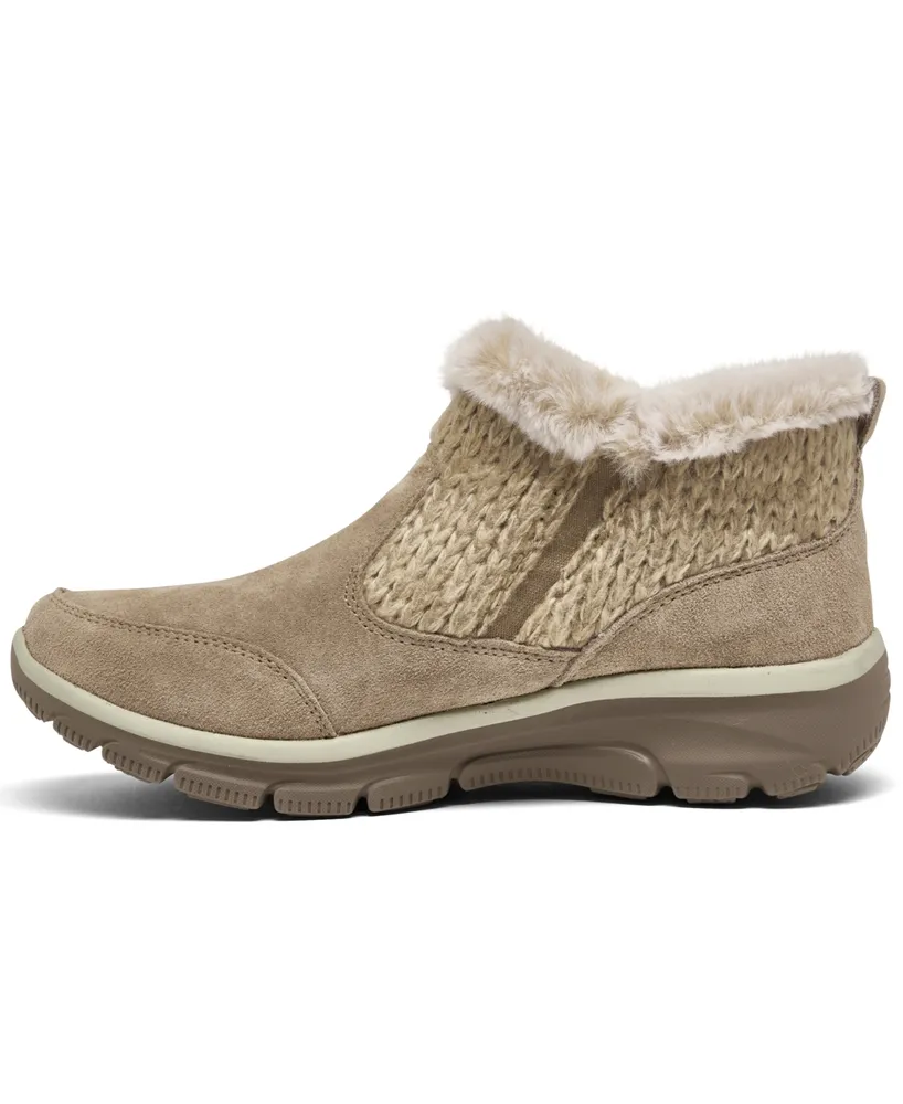 Skechers Women's Relaxed Fit Easy Going - Warmhearted Ankle Boots from Finish Line