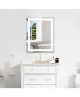 Simplie Fun 20x28 Inch Led Lighted Bathroom Mirror With 3S Light